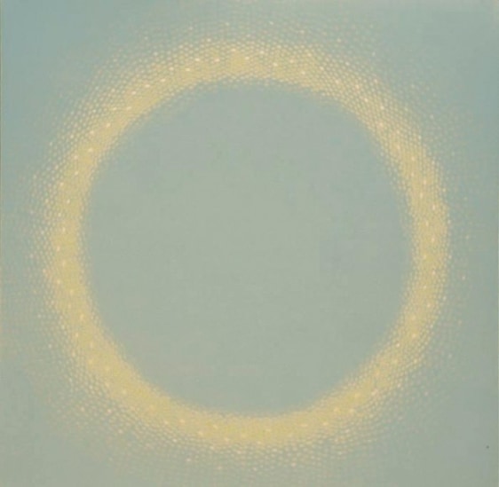 Shobha Broota THE MAJESTIC PATH 2007 Oil and acrylic on canvas 72 x 72 in.  SOLD