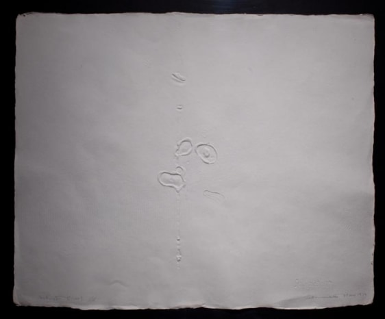 Somnath Hore WOUND SERIES-3 ND Cast handmade paper 19 x 25 in.