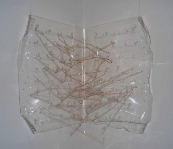 Amna Ilyas UNTITLED 2 (WALL BOOK) 2011 Acrylic 33 x 36 in.