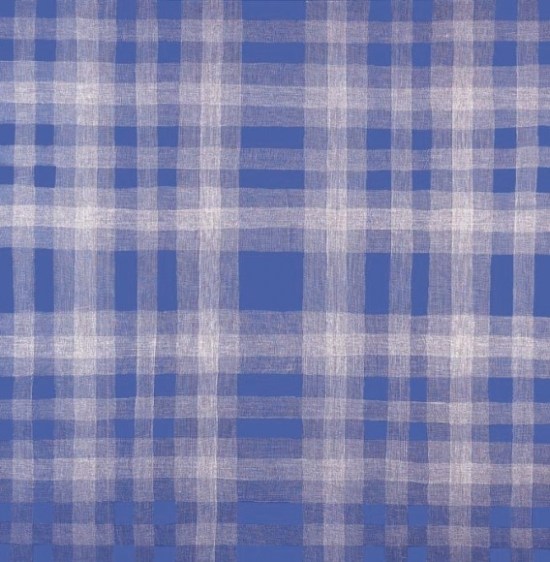 Shobha Broota COMFORT 2007 Thread and acrylic on canvas 48 x 48 in.