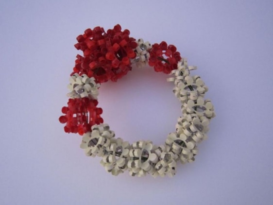 Sara Khan GAJRA (THE FLOWER BRACELET) 2011 Mixed media Circumference: 4 in.