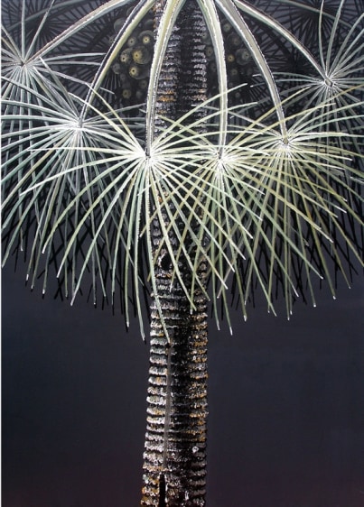 Rajan Krishnan  Plant from the Grove by the River 4 2011 Acrylic on canvas 84 x 60 in.