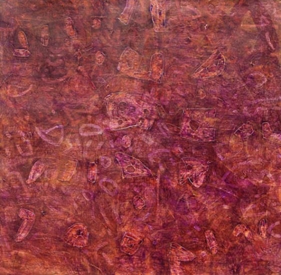 UNTITLED 9 2008 Acrylic on canvas 44 x 44 in.