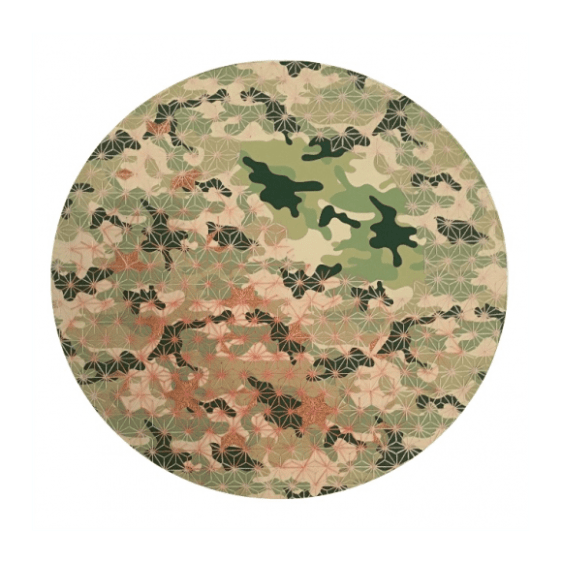 Fatima Munir To the Moon and Back 2 2017 Hand embroidery, ink jet on canvas  ​18 x 18 in.