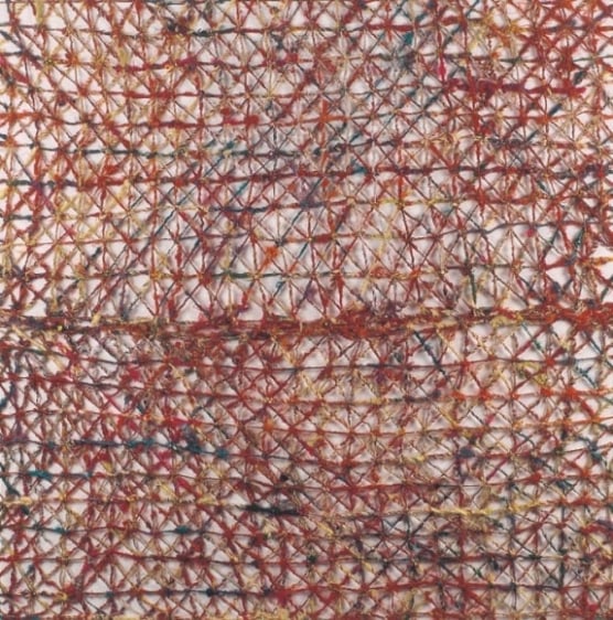 Shobha Broota WINTER 2007 Wool on canvas 30 x 30 x 1 in.