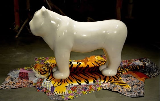 H.G. Arunkumar Beneath The Skin ​38 x 55 x 15 in.