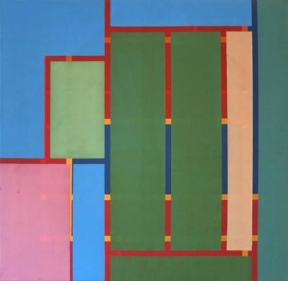 Rafique Shah UNTITLED 4 2007 Oil on canvas 49 x 49 in.