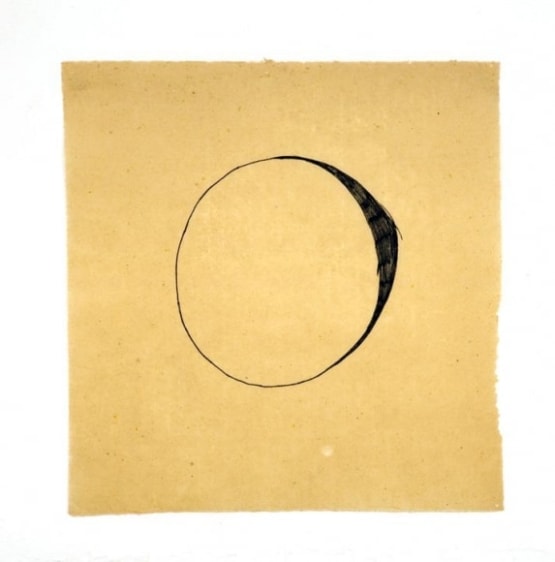 Saad Qureshi Untitled 2 Ink on Chinese paper 16.5 x 17 in NFS