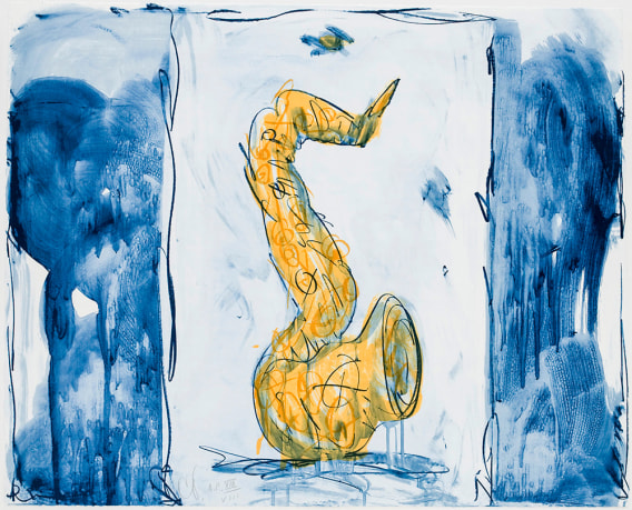 Soft Saxophone (Blue, Yellow, Red), 1992