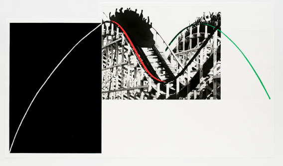 Rollercoaster, 1989-90&nbsp;&nbsp; photogravure with color aquatint&nbsp;