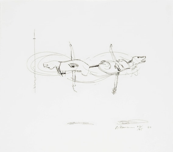Untitled (C.64), 1989-90&nbsp;hard ground etching17 x 19 1/2 in. / 43.2 x 49.5 cmEdition of 45