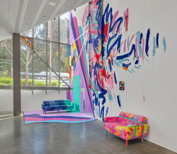 Sarah Cain at the Berkeley Museum and Pacific Film Archive