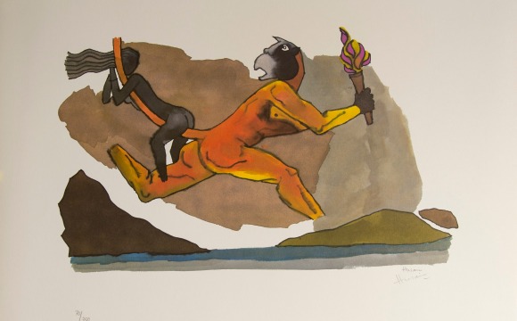 Husain’s Hanuman | A Ten-Serigraph Collection by Modernist Master M.F. Husain