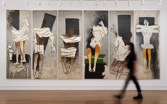 M.F. Husain &quot;Untitled (After 'Gandhi')&quot; Send-off Celebration