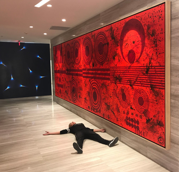 REDWORLD Lobby Art Painting at Miami World Center