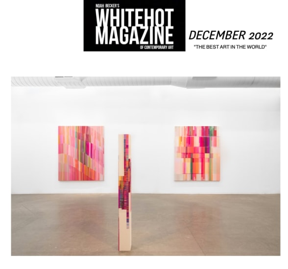 ENTREVUE AVEC ANTONIETTA GRASSI DANS LE MAGAZINE WHITEHOT  D'ART CONTEMPORAIN DE NOAH BECKER _ ÉDITION 12/2022