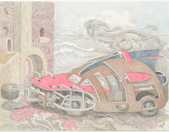 William A. Hall: Car Drawings, 2008 - 2017