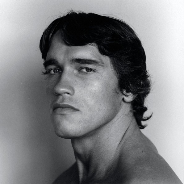 Portrait of Arnold Schwarzenegger.