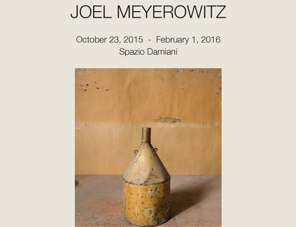 Joel Meyerowitz at Spazio Damiani: Morandi's Objects Exhibition