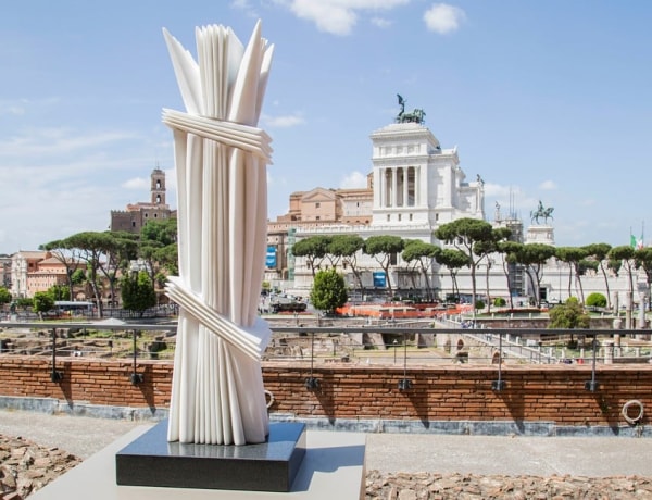 Contemporary Marble Sculptures Are Sprouting Near the Ruins in Rome