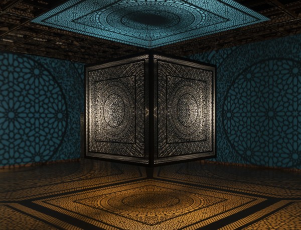 ANILA QUAYYUM AGHA: MYSTERIOUS INNER WORLDS AT THE UNIVERSITY OF NEW MEXICO ART MUSEUM in Albuquerque, New Mexico