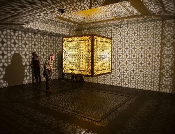 ANILA QUAYYUM AGHA‘S WORK ON VIEW IN TRANSCENDENT: SPIRITUALITY IN CONTEMPORARY ART AT BCA, Vermont