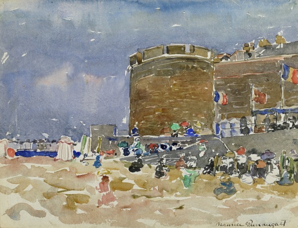 Prendergast Old Town, St. Malo watercolor