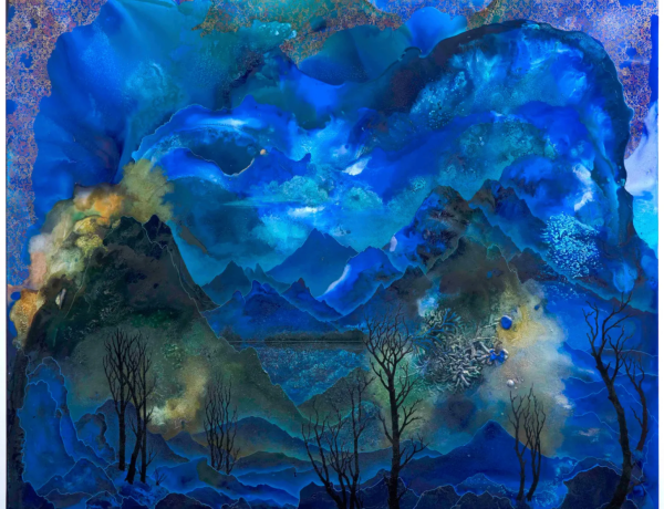 Deep Blue Fluid Elegant Abstract Water Painting AQUIRIUS Art Board Print  for Sale by hollyanderson