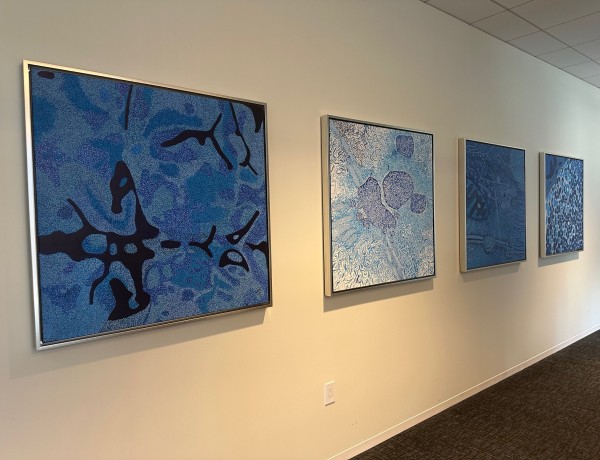 Jody Rasch creates commissioned works for a science foundation