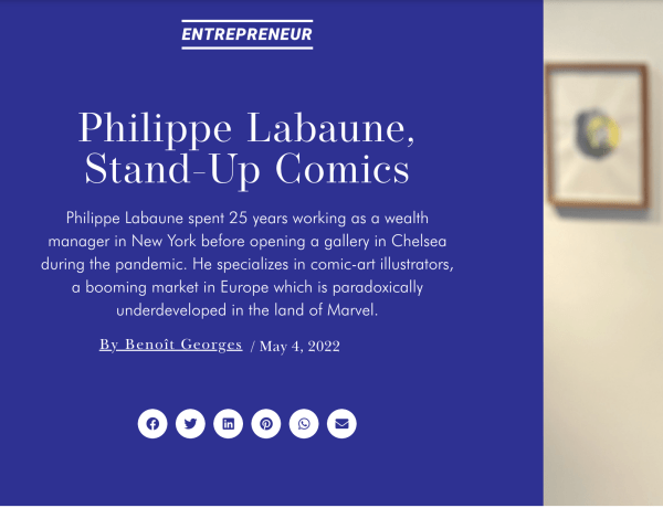 Philippe Labaune, Stand-up Comics