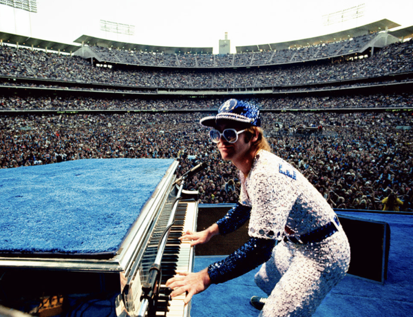 Terry O'Neill, Elton John, Dodger Stadiu, 1975