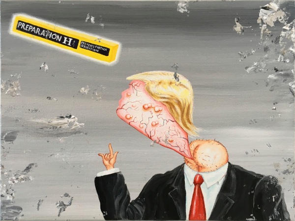 Enrique Chagoya, 'Bathroom Painting,' 2018.