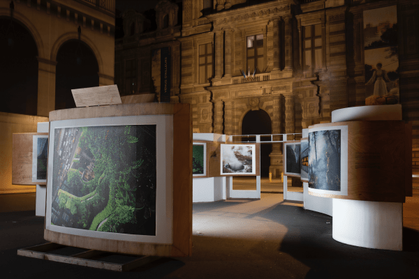 Lucas Foglia in Photoclimat Biennale at Place du Palais Royal, Paris, France