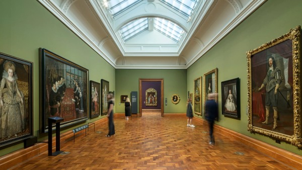 Mary Reid Kelley and Patrick Kelley at London’s National Portrait Gallery