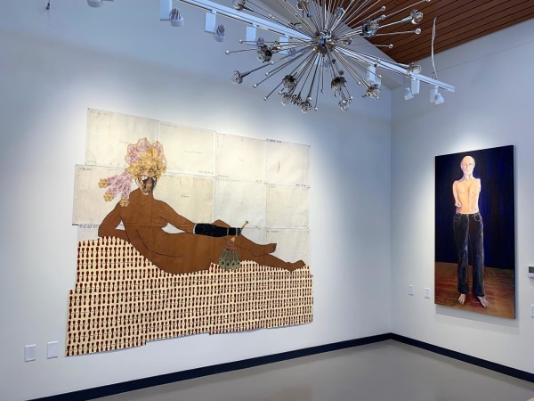 Installation view of 'The Art of Disability' at Ruth's Table, San Francisco