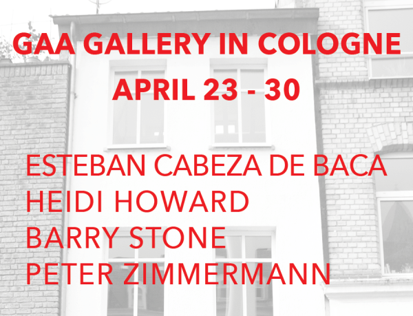 Spring 2017 at Gaa Gallery Project Space Cologne