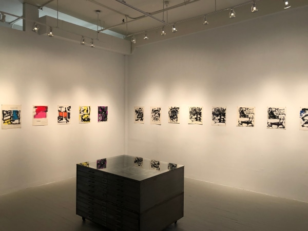 3D View of the Current Exhibition; Joan Mitchell and Grace Hartigan at Tiber Press