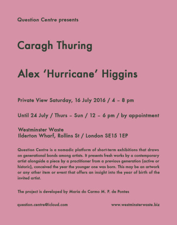Caragh Thuring at Question Centre