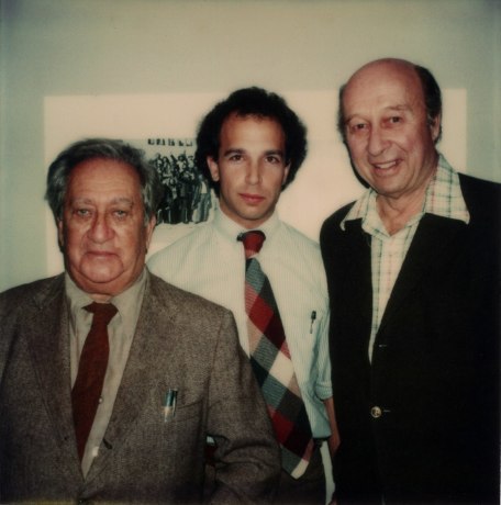 Larry Miller with Aaron Siskind and Harry Callahan