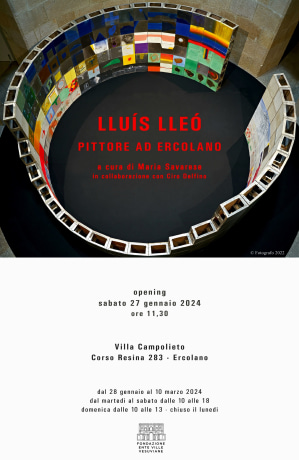 Lluís Lleó | Pittore ad Ercolano | at Villa Campolieto, Napoli