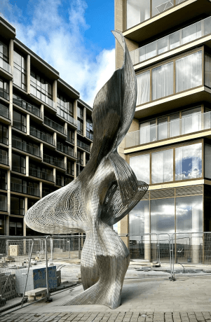 Sculpture by Zheng Lu Installed in Jersey Waterfront Plaza on the Channel Islands