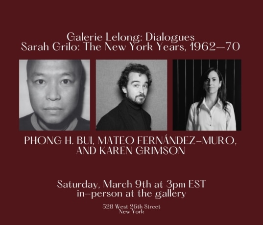Sarah Grilo: The New York Years, 1962–70