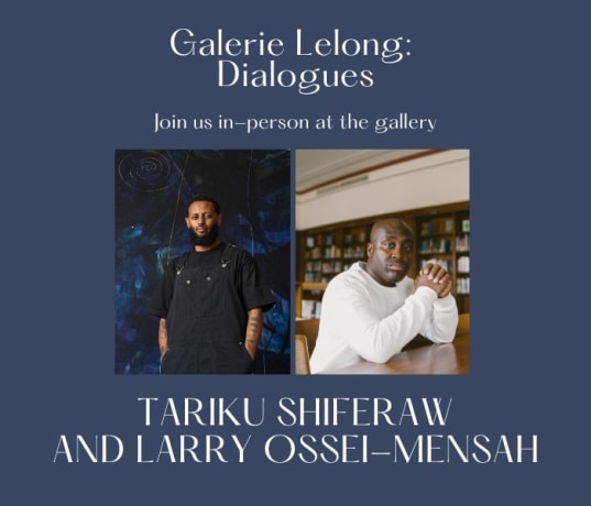 Tariku Shiferaw with Larry Ossei-Mensah