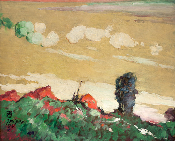 LEON DABO (1864-1960) , Sunrise, 1954 for LEON DABO: En France Encore review in VOICE by Josef Woodard