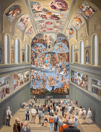 MICHAEL DVORTCSAK (1938-2019), The Sistine Chapel, 2010 for VOICE