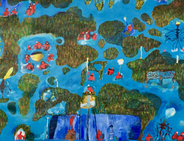 Enid Blechman: The Red Divers of the Everglades
