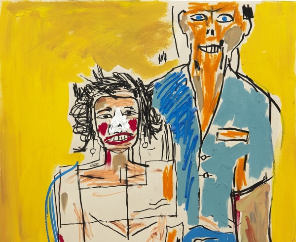Basquiat “Portrait of Herb and Lenore,” 1983