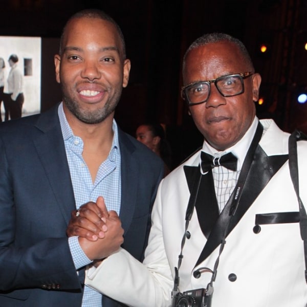 WRITER TA-NEHISI COATES TALKS WITH TANISHA LAVERNE GRANT AT THE 12TH ANNUAL GORDON PARKS AWARDS GALA &amp; AUCTION