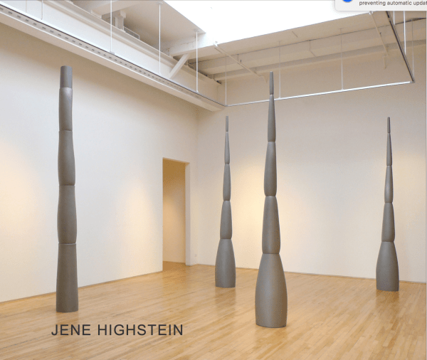 Jene Highstein: New Sculpture, Towers and Elliptical Forms
