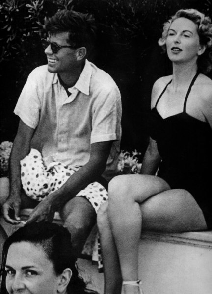 Jacques-Henri Lartigue, John Kennedy and Friends, Cap d'Antibes, 1953